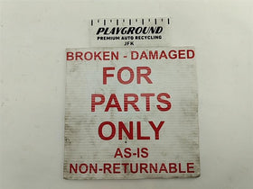 BMW Z4 FOR PARTS ONLY
Steering Column