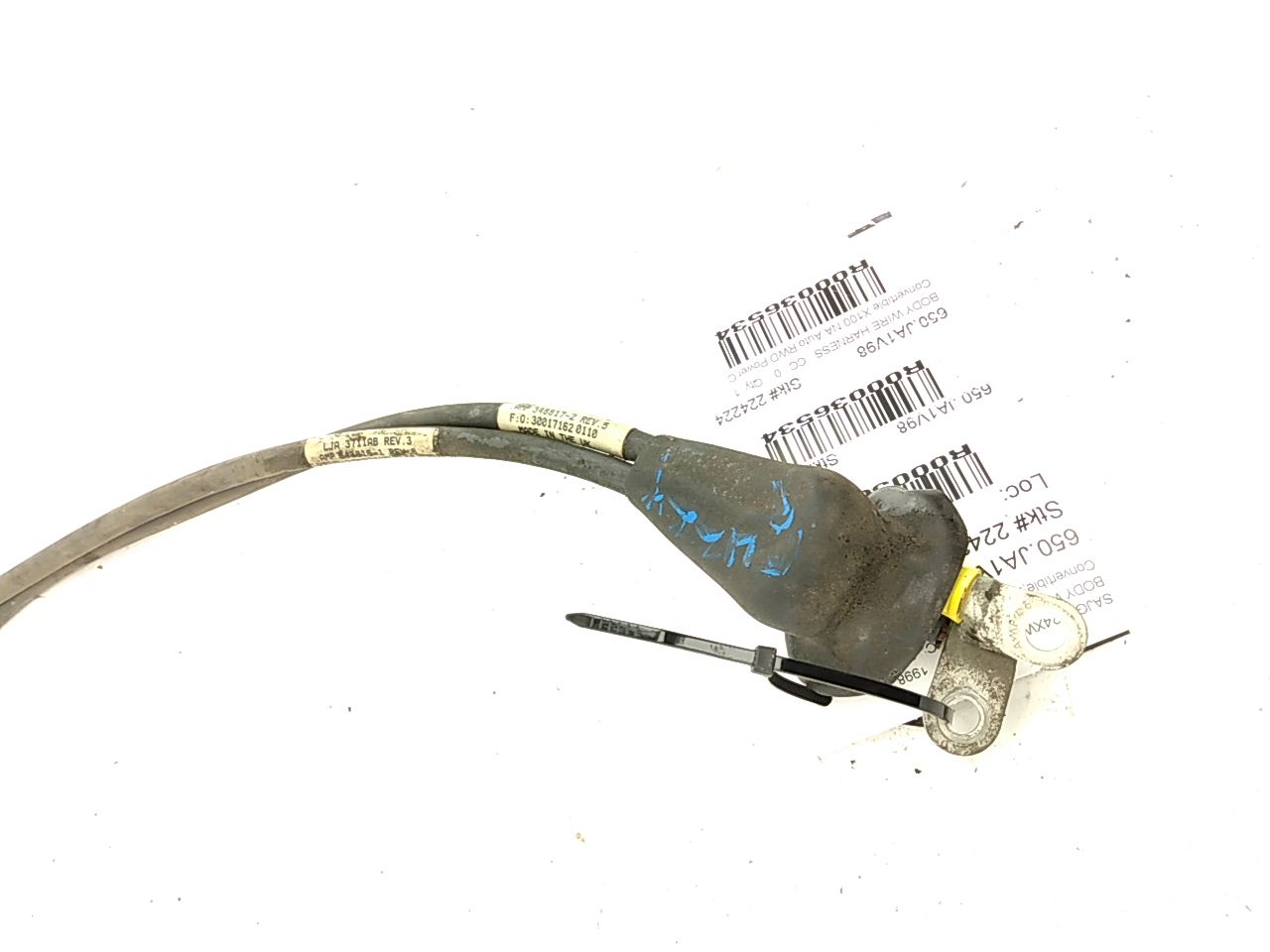 Jaguar XK8 Front Right Cabin Fuse Box Power Cable