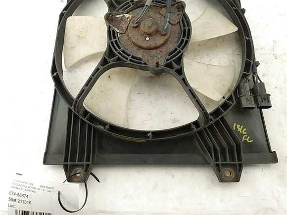 Mitsubishi 3000GT Condenser Cooling Fan Assembly
