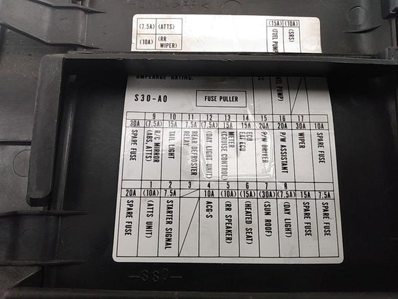 Honda Prelude Front Left Kick Panel