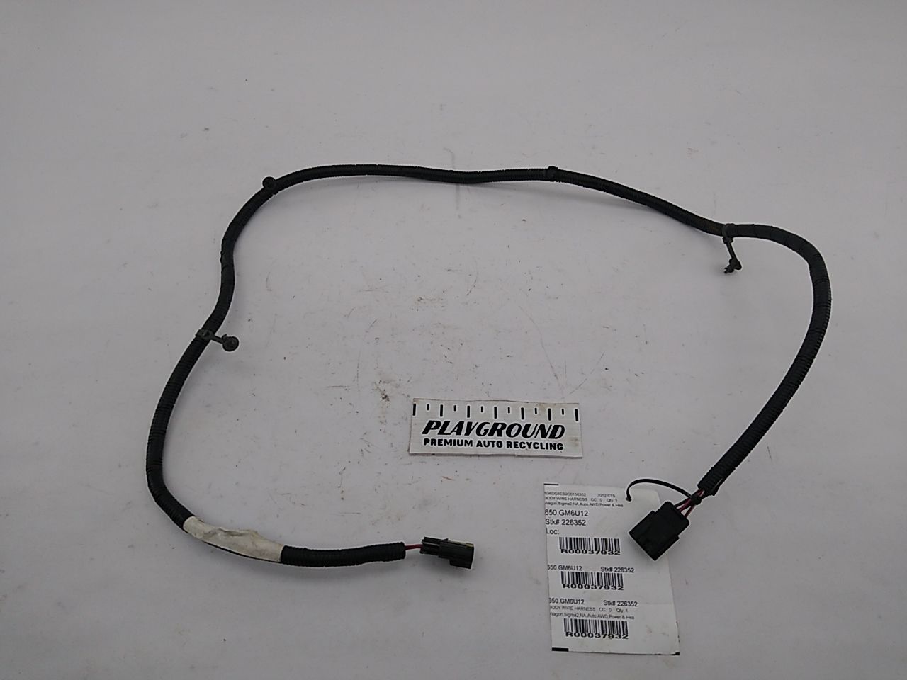 Cadillac CTS Right 3 Wire Body Harness