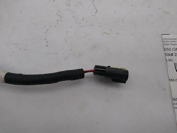 Cadillac CTS Right 3 Wire Body Harness