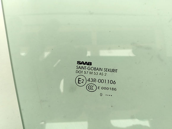 Saab 9-5 Front Right Door Glass