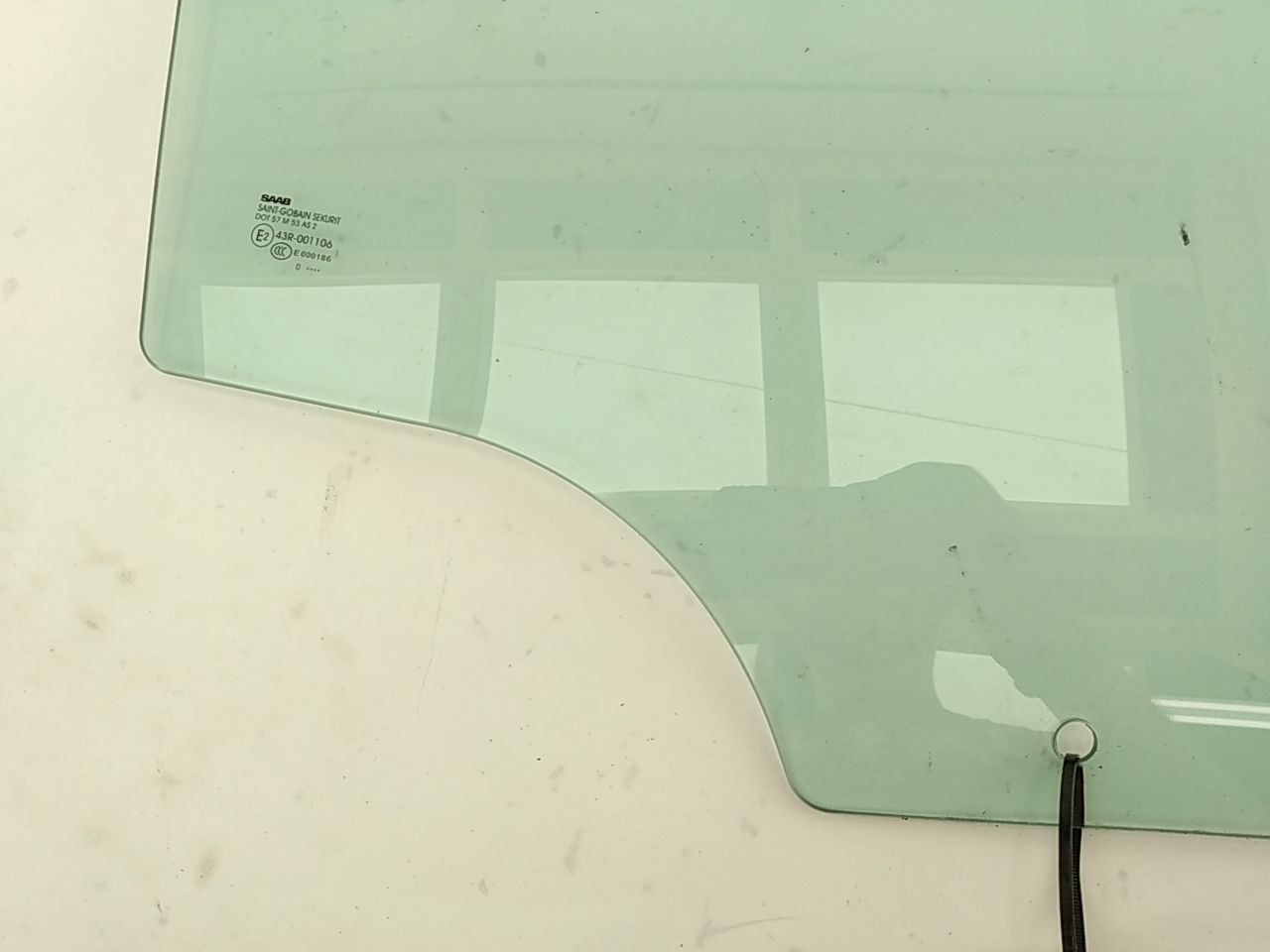 Saab 9-5 Rear Right Door Glass