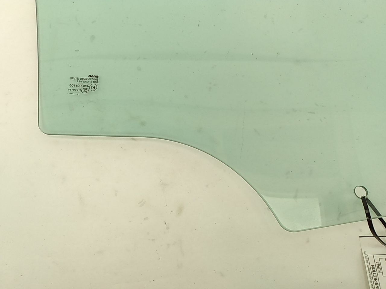 Saab 9-5 Rear Left Door Glass