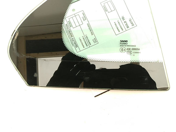 Saab 9-5 Rear Right Door Quarter Glass