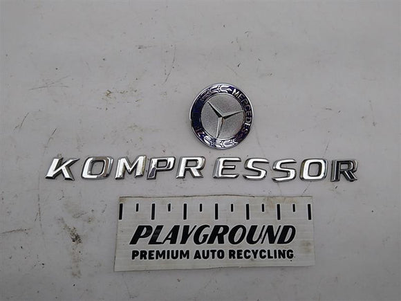 Mercedes SLK230 Emblem and Letters