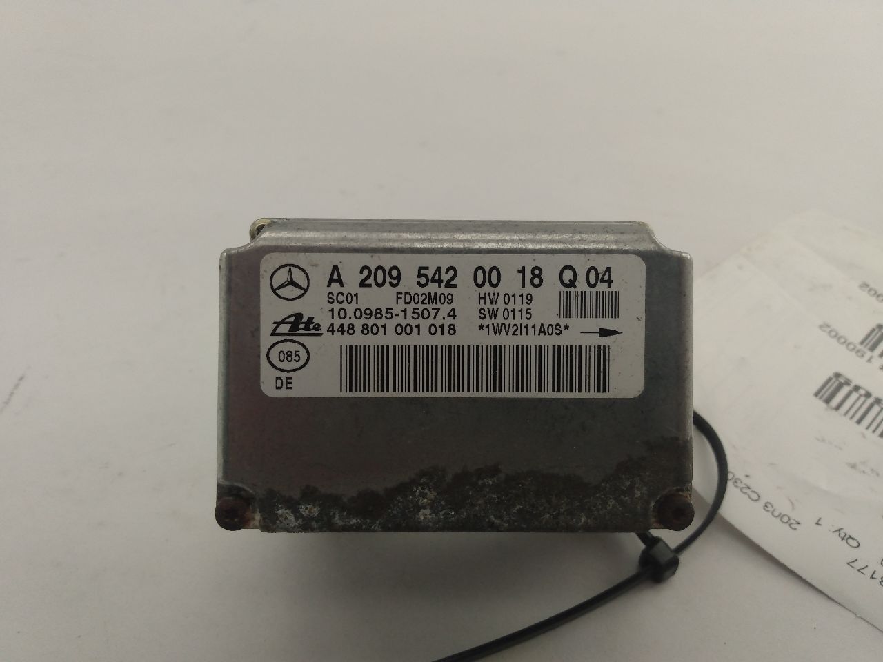 Mercedes C230 Yaw Sensor