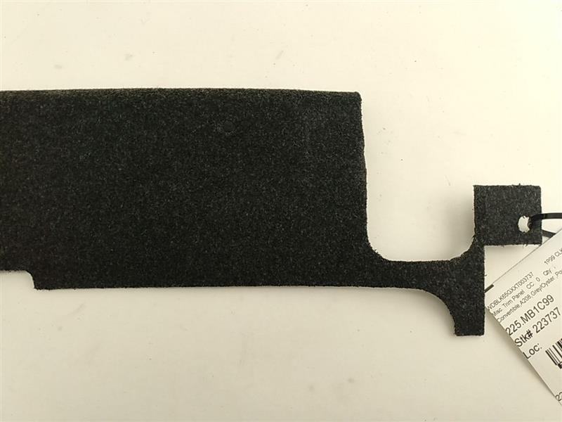 Mercedes CLK320 Upper Trunk Carpet Trim