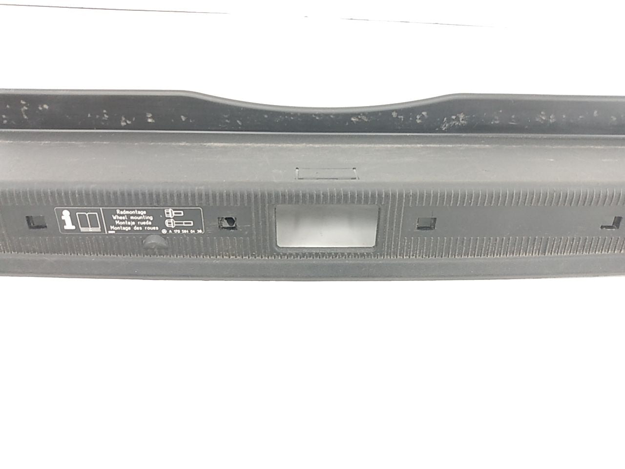 Mercedes CLK320 Trunk Scuff Plate