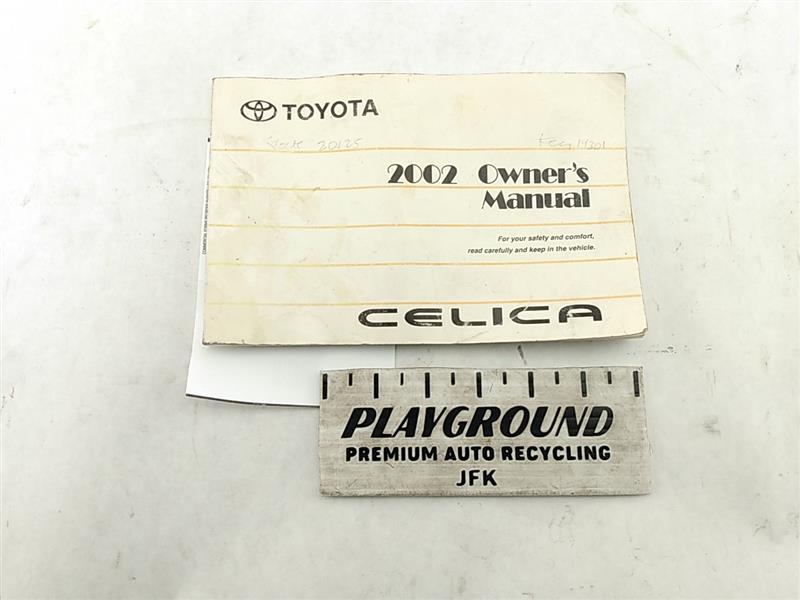 Toyota Celica Owners Manual