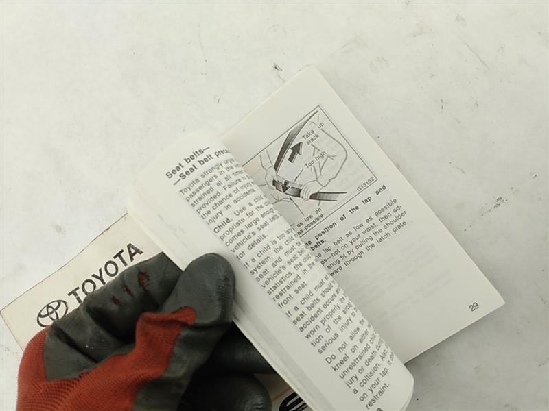 Toyota Celica Owners Manual