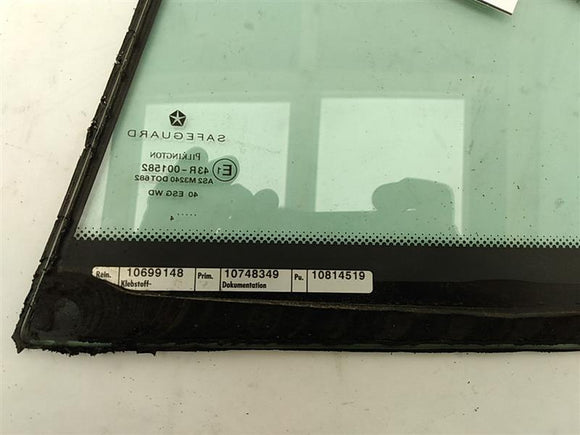 Chrysler Crossfire Rear Right Quarter Glass