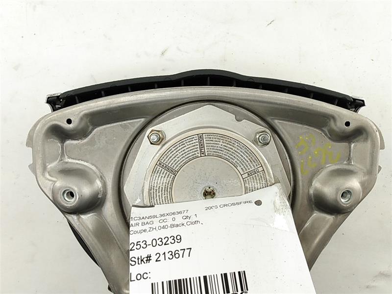 Chrysler Crossfire Front Left Steering Wheel Air Bag