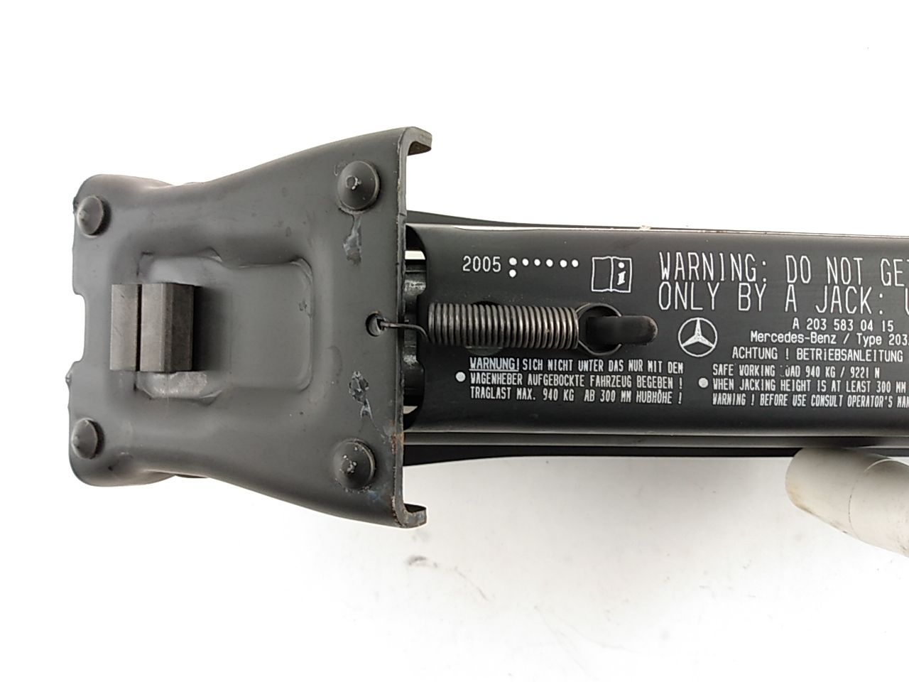 Chrysler Crossfire Vehicle Jack