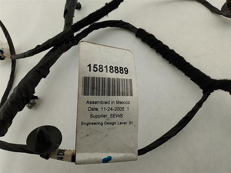 Hummer H3 Front Right Door Wire Harness