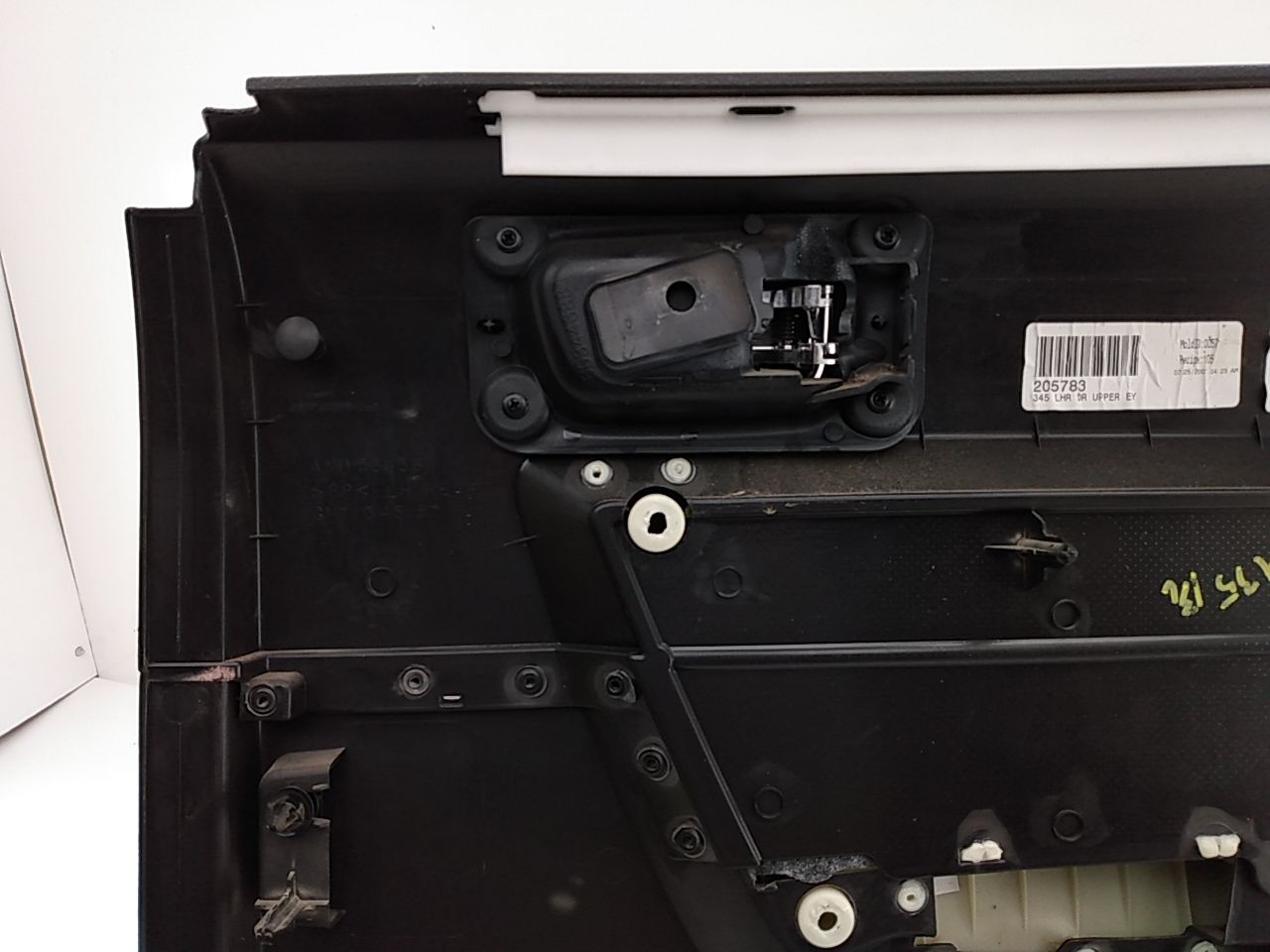 Hummer H3 Left Rear Door Panel