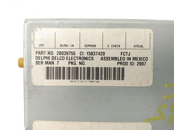 Hummer H3 Satellite Radio Receiver