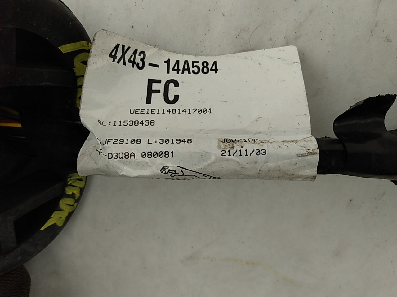 Jaguar X Type Front Left Door Wire Harness