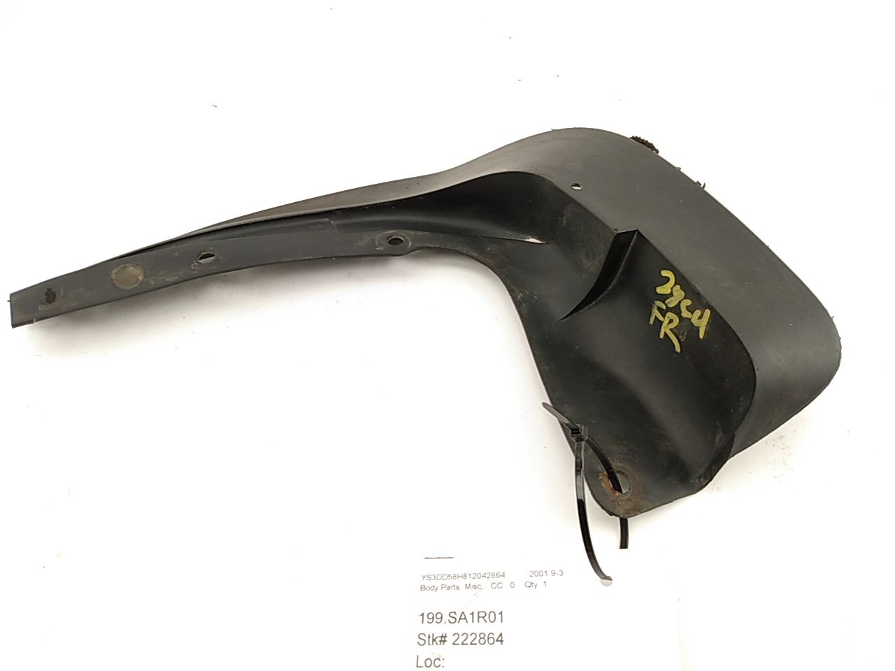 Saab 9-3 Front Right Splash Shield