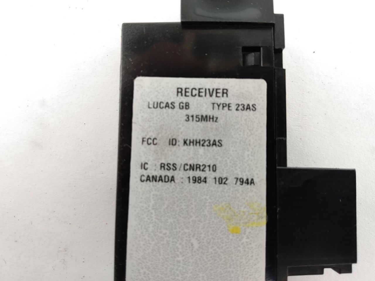 Saab 9-3 Remote Control Receiver