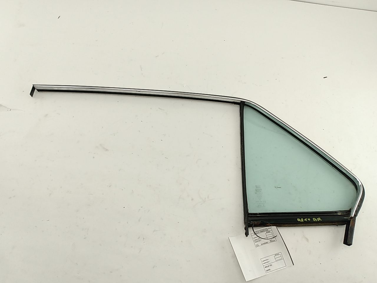 Jaguar XJ6 Rear Right Door Vent Glass