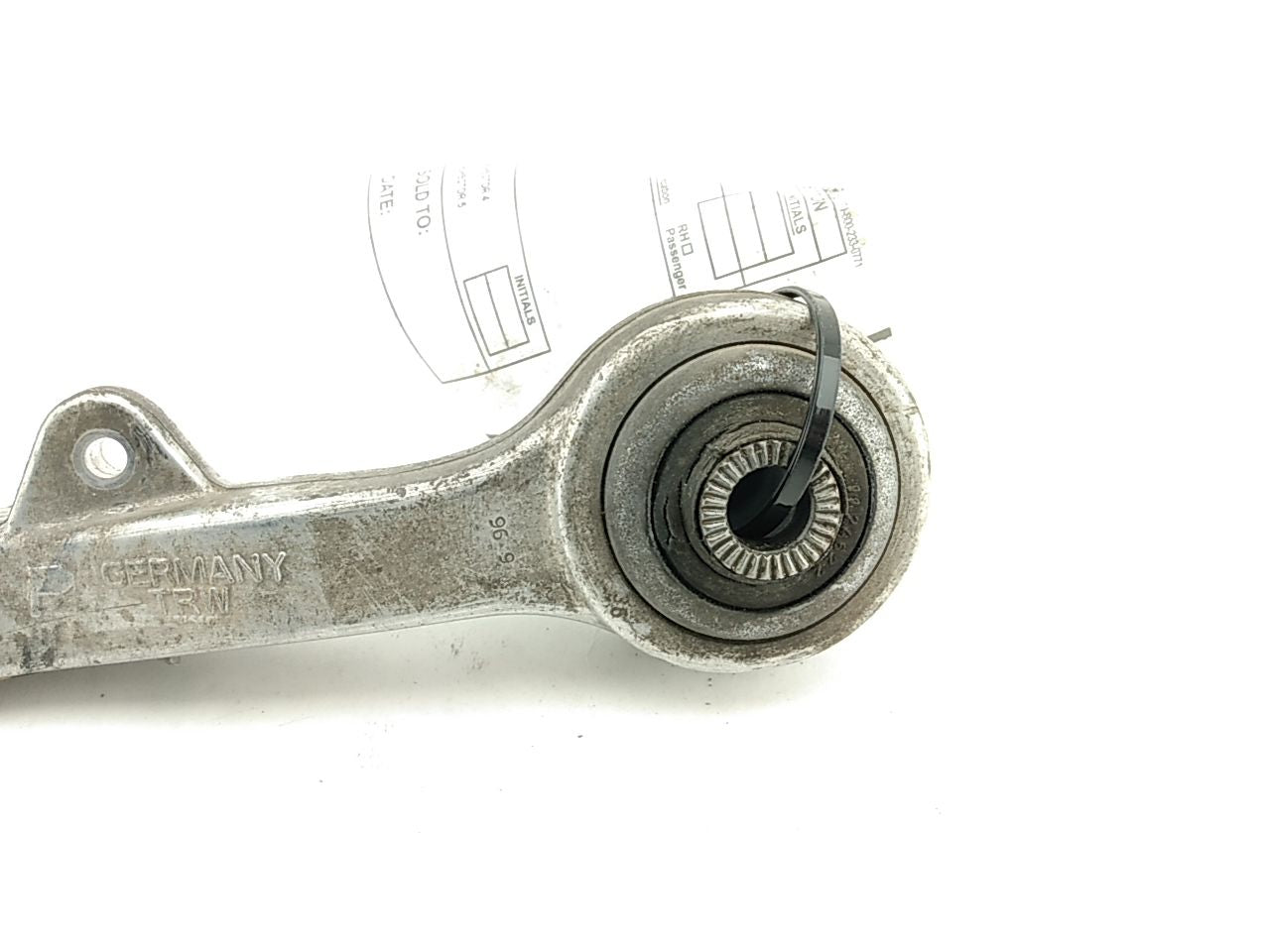 BMW 650I Front Right Lower Rearward Control Arm