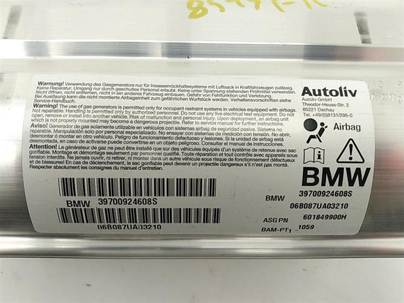BMW 650I Front Right Dash Air Bag