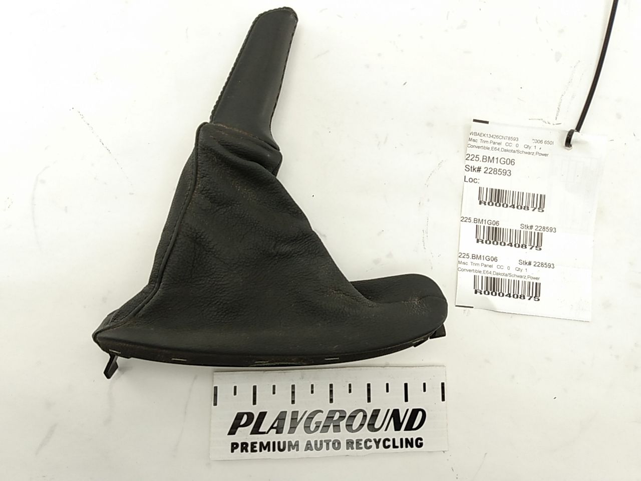 BMW 650I Parking Brake Handle Boot