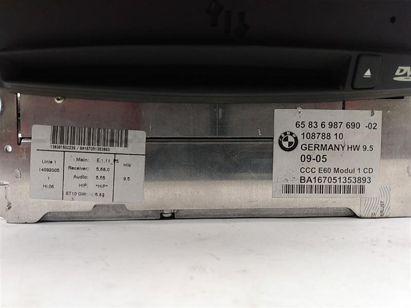 BMW 650I Radio CD/DVD Reciever