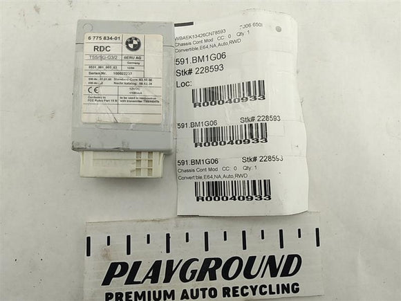 BMW 650I Tire Pressure Control Module