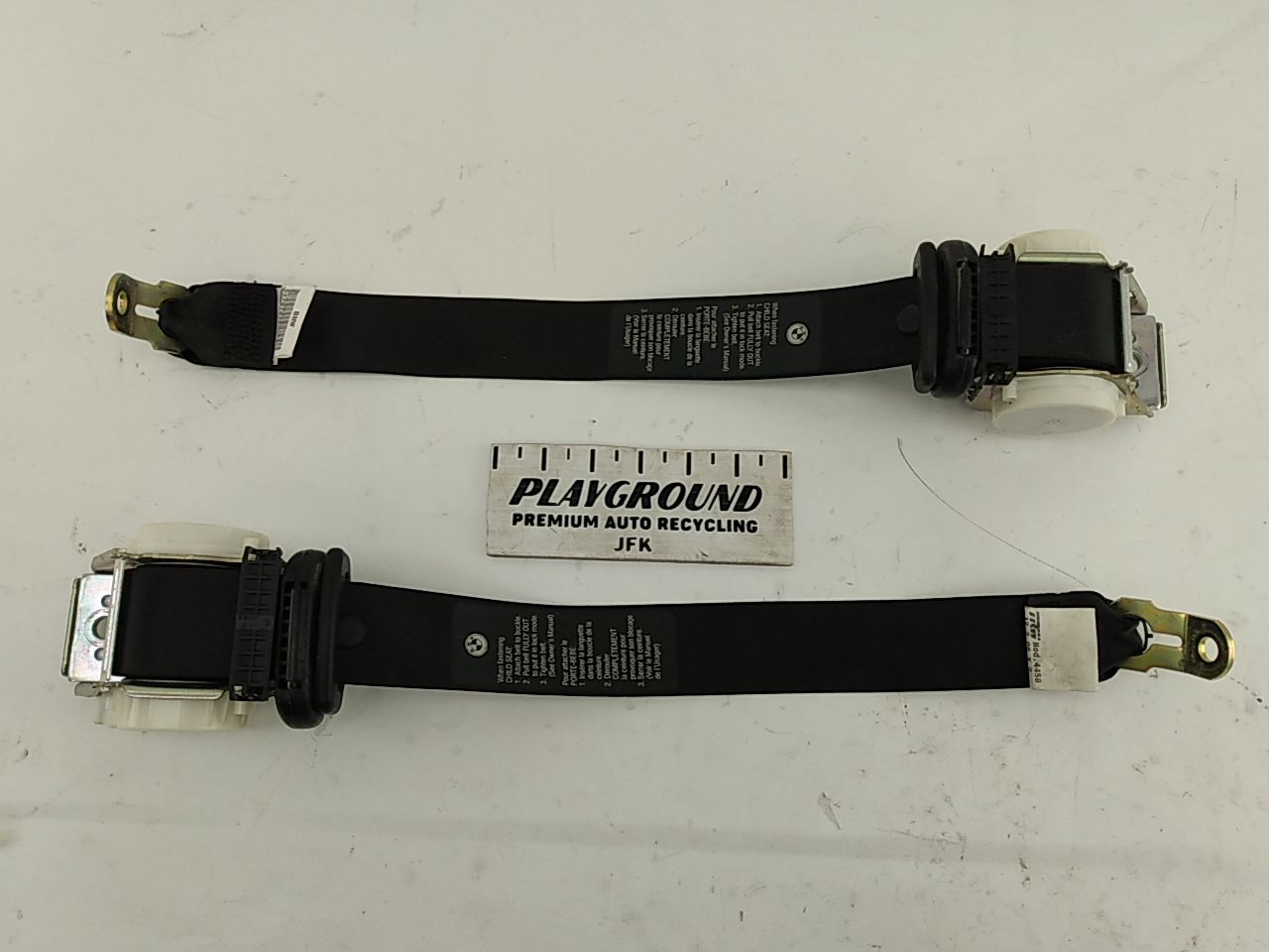 BMW 650I Rear Seat Belt Set