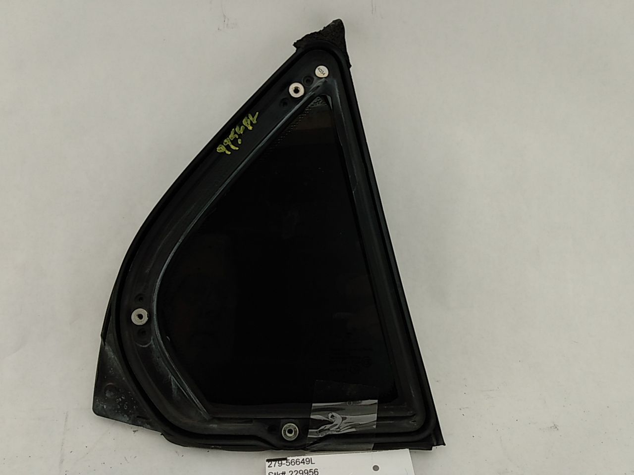 Saab 9-3 Left Rear Door Vent Window