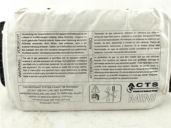 Mini Cooper S Passenger Dash Airbag