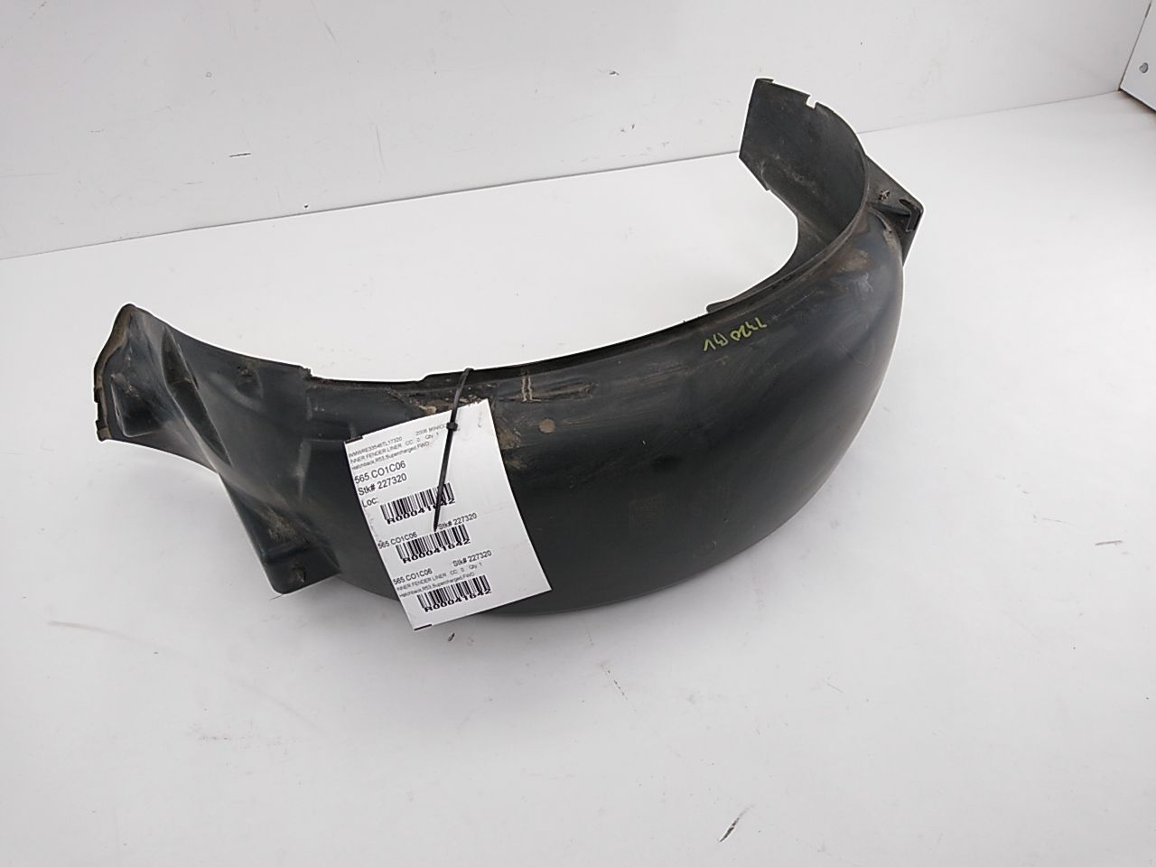 Mini Cooper S Left Rear Inner Fender Liner