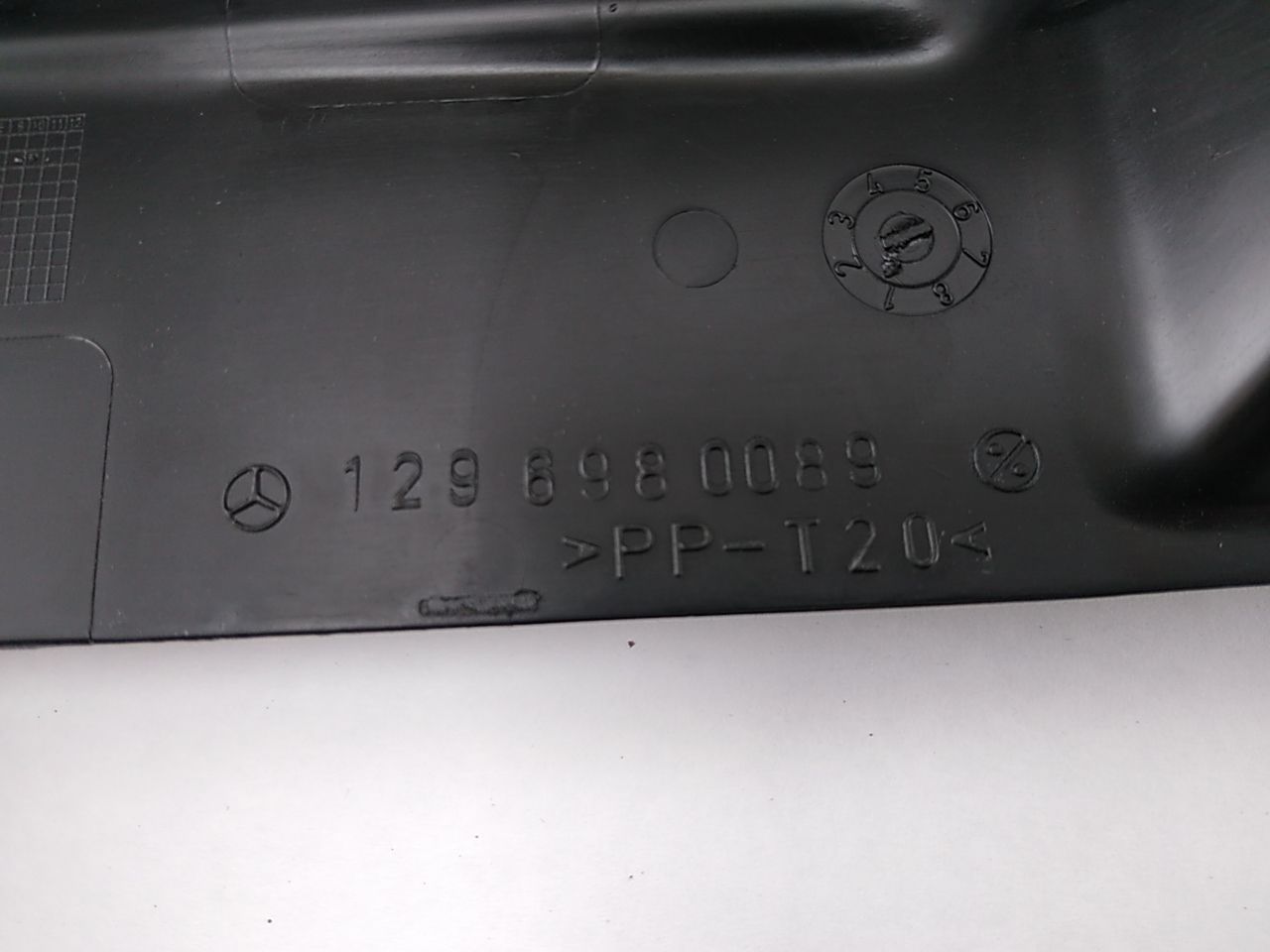 Mercedes SL320 Rear Trunk Latch Cover Trim Panel