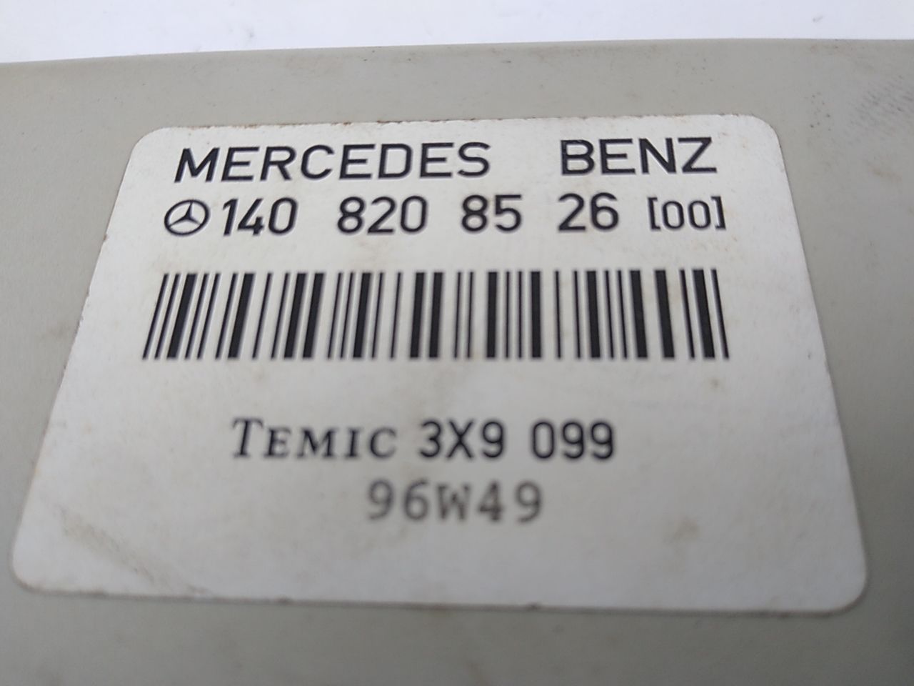 Mercedes SL320 Anti Theft Alarm Control Module