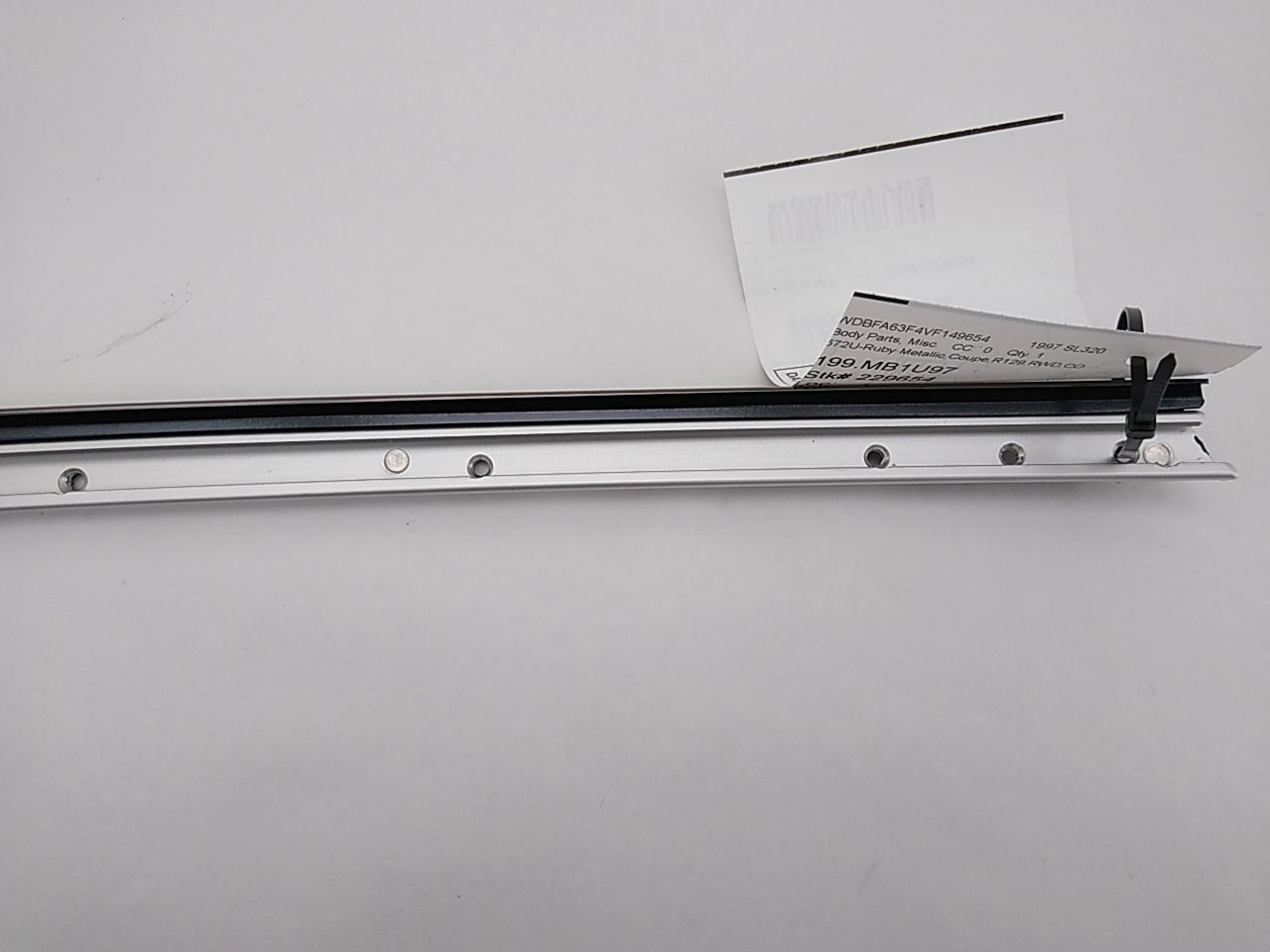 Mercedes SL320 Front Left Chrome Door Moulding