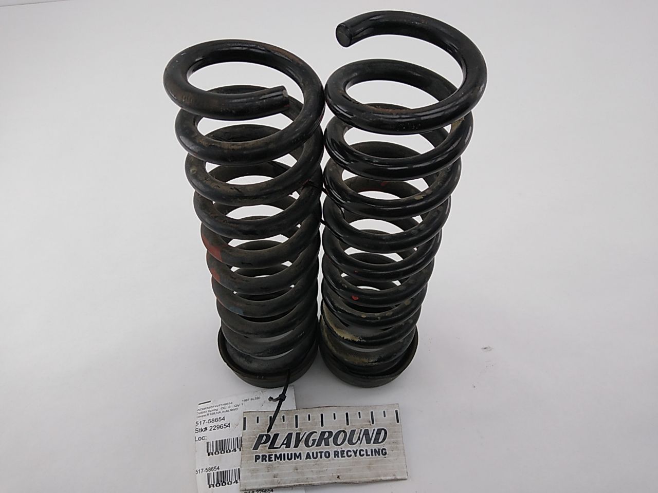 Mercedes SL320 Rear Coil Spring Set