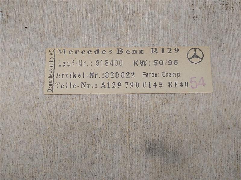 Mercedes SL320 Headliner