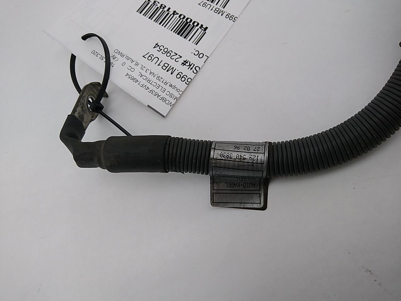 Mercedes SL320 Starter Motor Cable