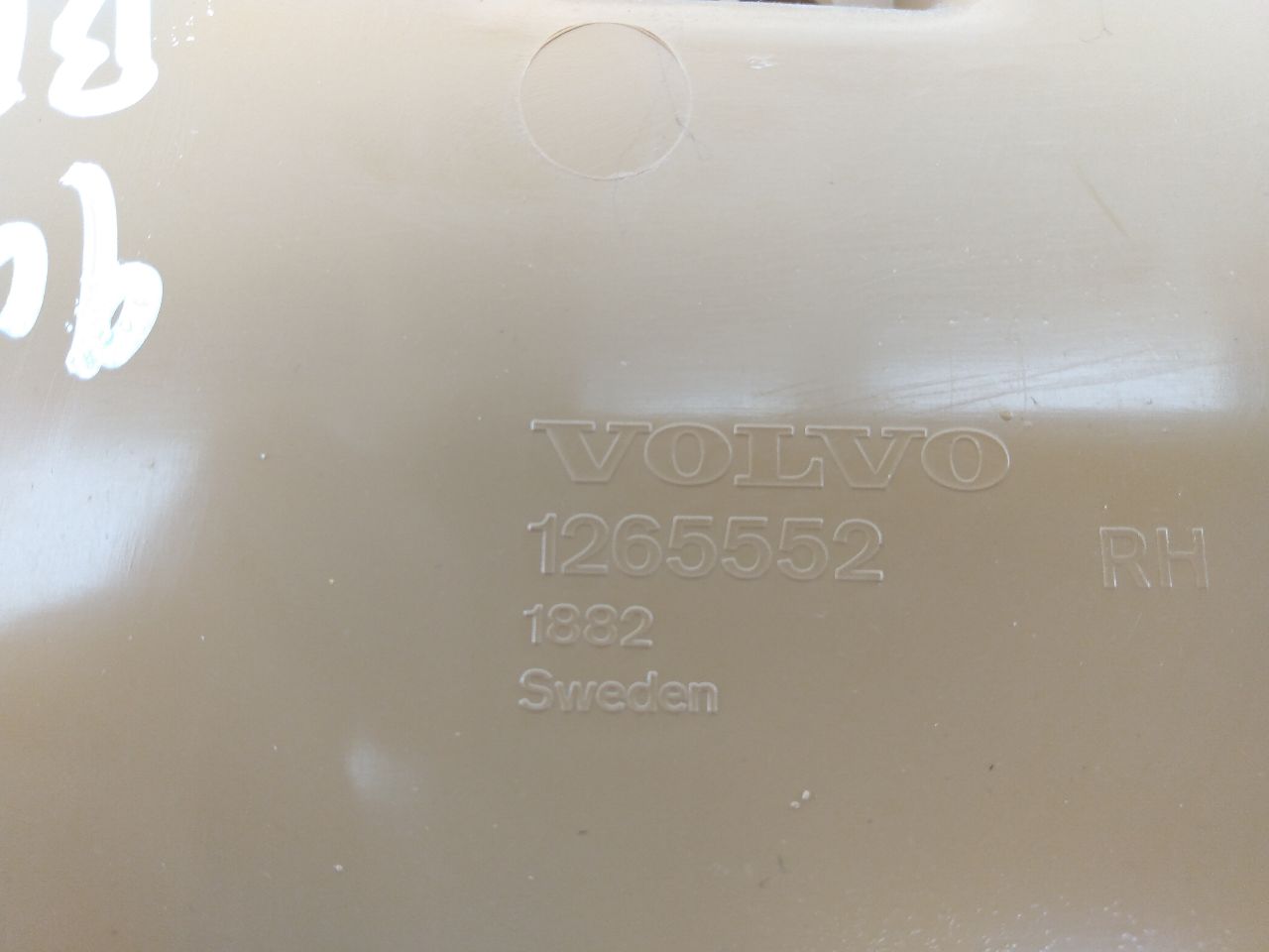 Volvo 740 Rear Right Interior Quarter Trim Panel