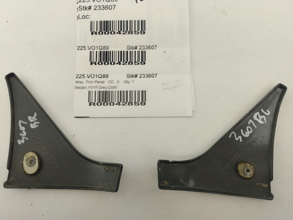 Volvo 240 Pair Of C-Pillar Roof Joint Moulding Trim