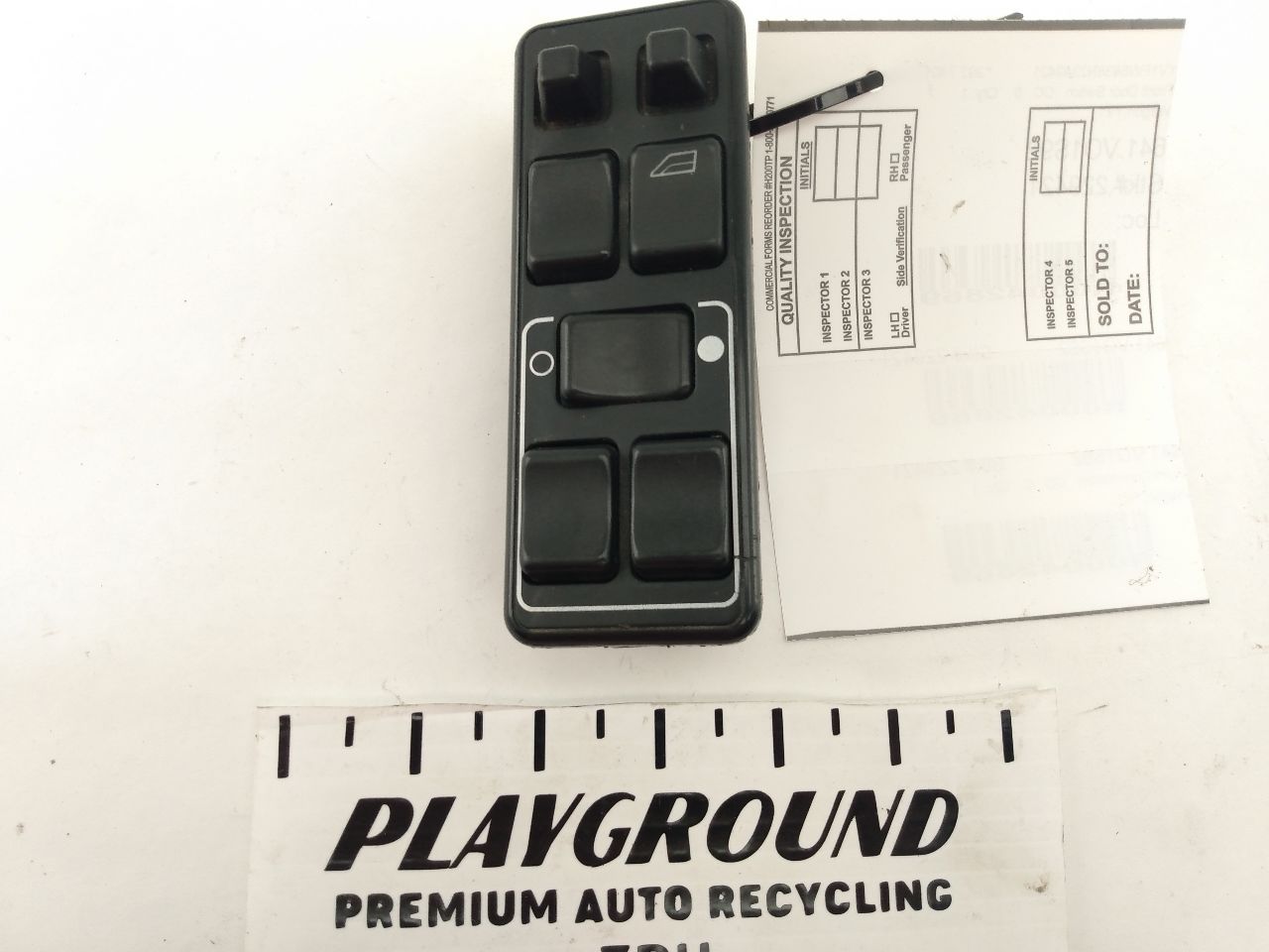 Volvo 740 Front Left Door Window Switch Panel