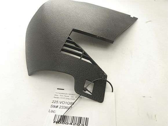 Volvo 240 Front Right Center Console Side Kick Trim Panel