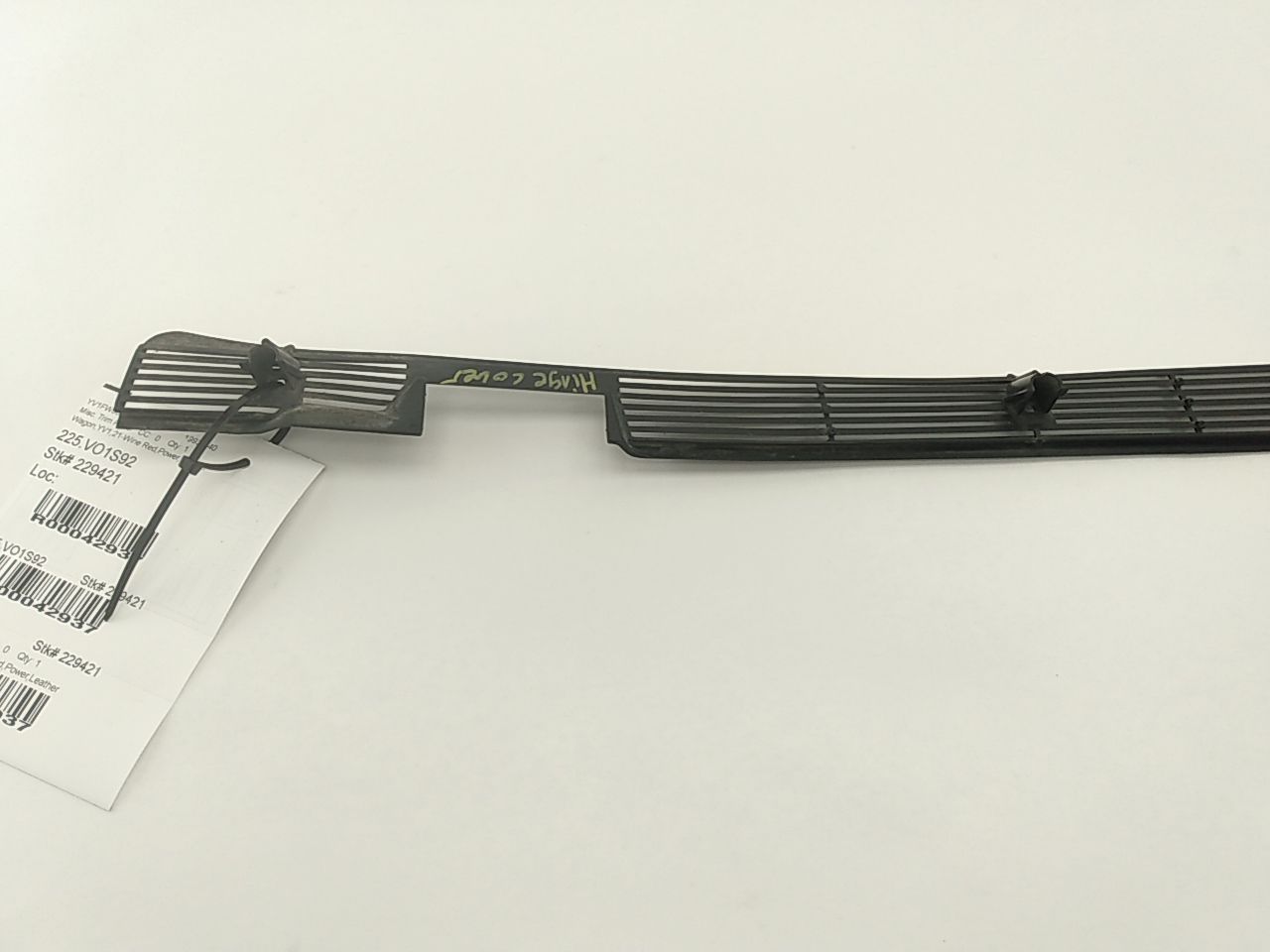 Volvo 740 Rear Trunk Hinge Cover Trim Panel