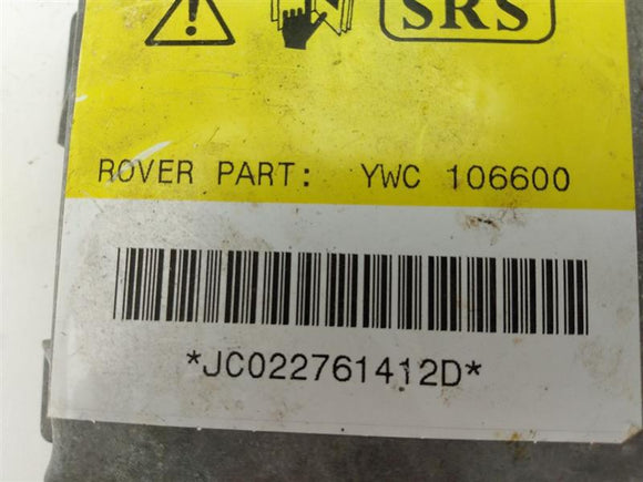 Land Rover Discovery Front Center Air Bag Module Control Unit