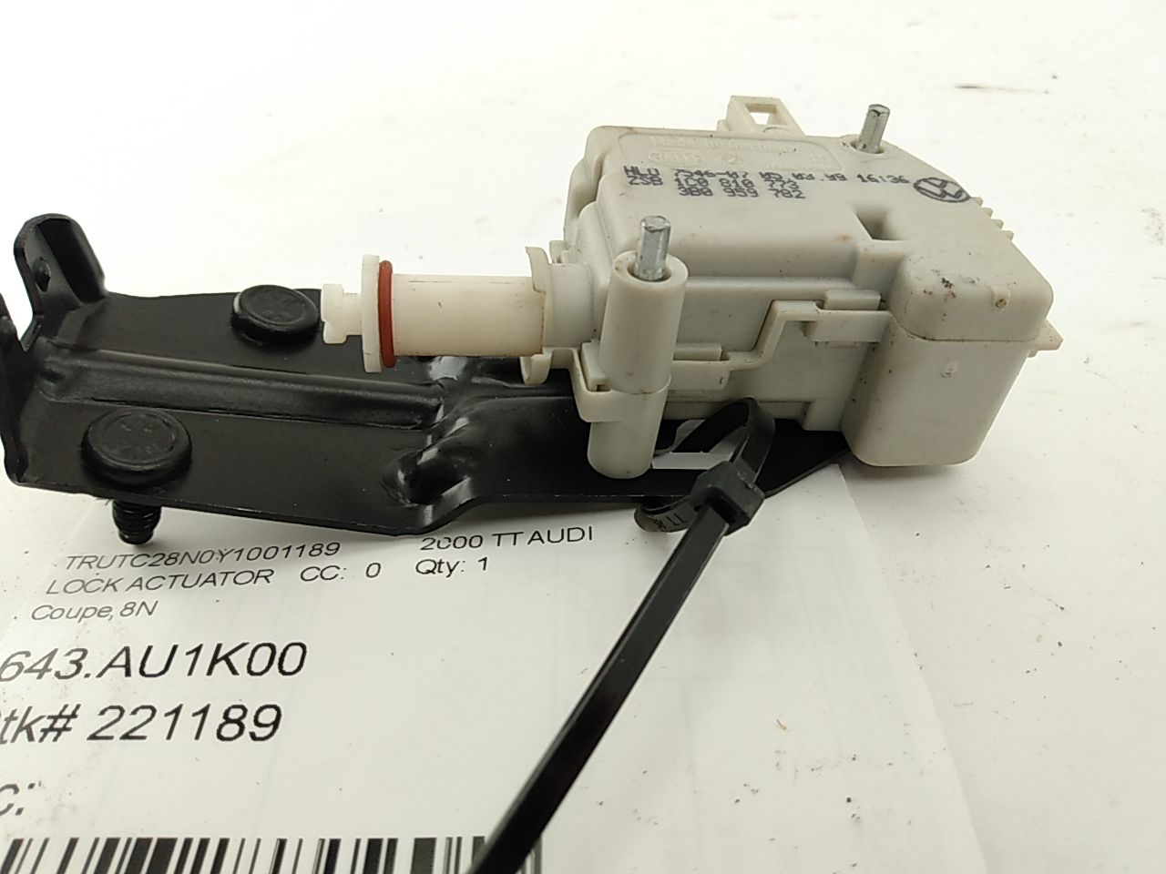 Audi TT Fuel Door Lock Actuator - 0