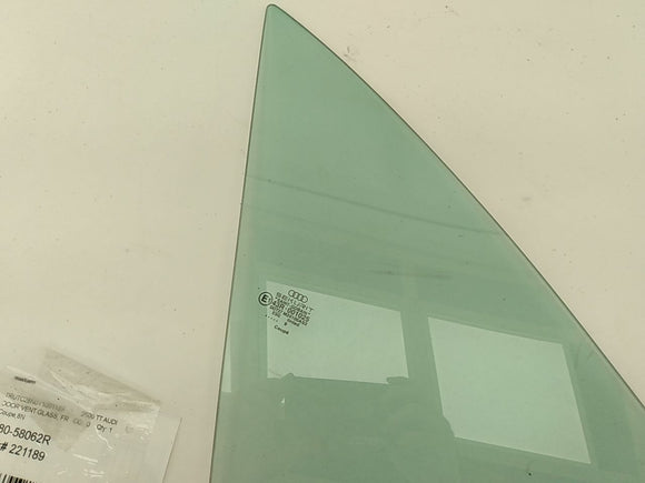 Audi TT Right Vent Glass