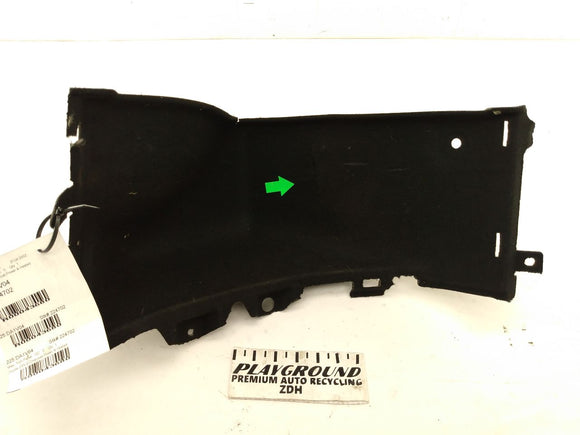 Nissan 350Z Rear Driver Lower Trunk Corner Cover